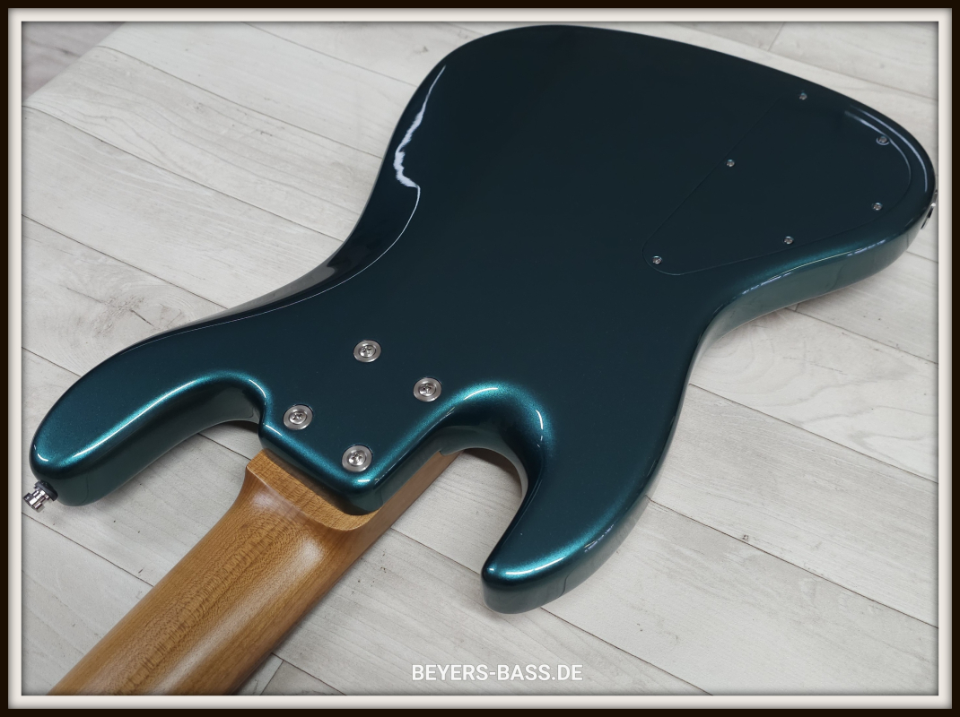 Sadowsky Custom Shop 21-Fret Vintage J/J Bass 5, Solid Vintage Teal Green Metallic, 2nd Hand